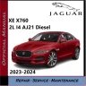 Jaguar XE (X760) 2024 Diesel Workshop Manual